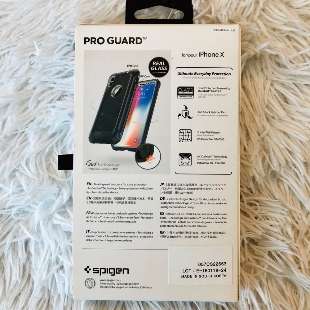 iPhone X📱 Spigen Pro Guard Protective Case💖 - Picture 5 of 5